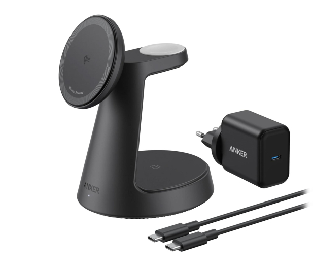 ANKER MagGo Wireless Charging Station 3-in-1 Dock Stand B25M4G11 - 1371544 - zdjęcie